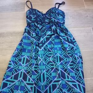 Juniors size S blue tank dress